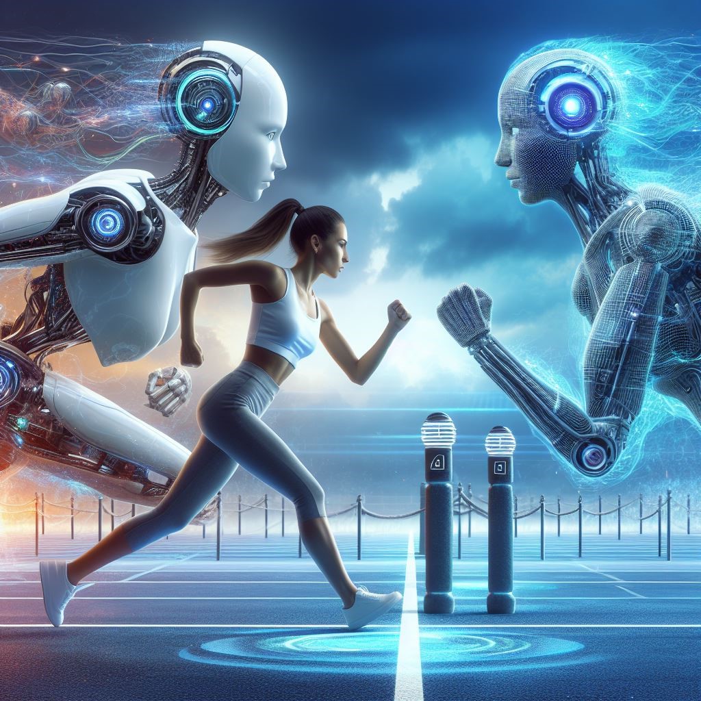 Human and machine competing in the Age of AI