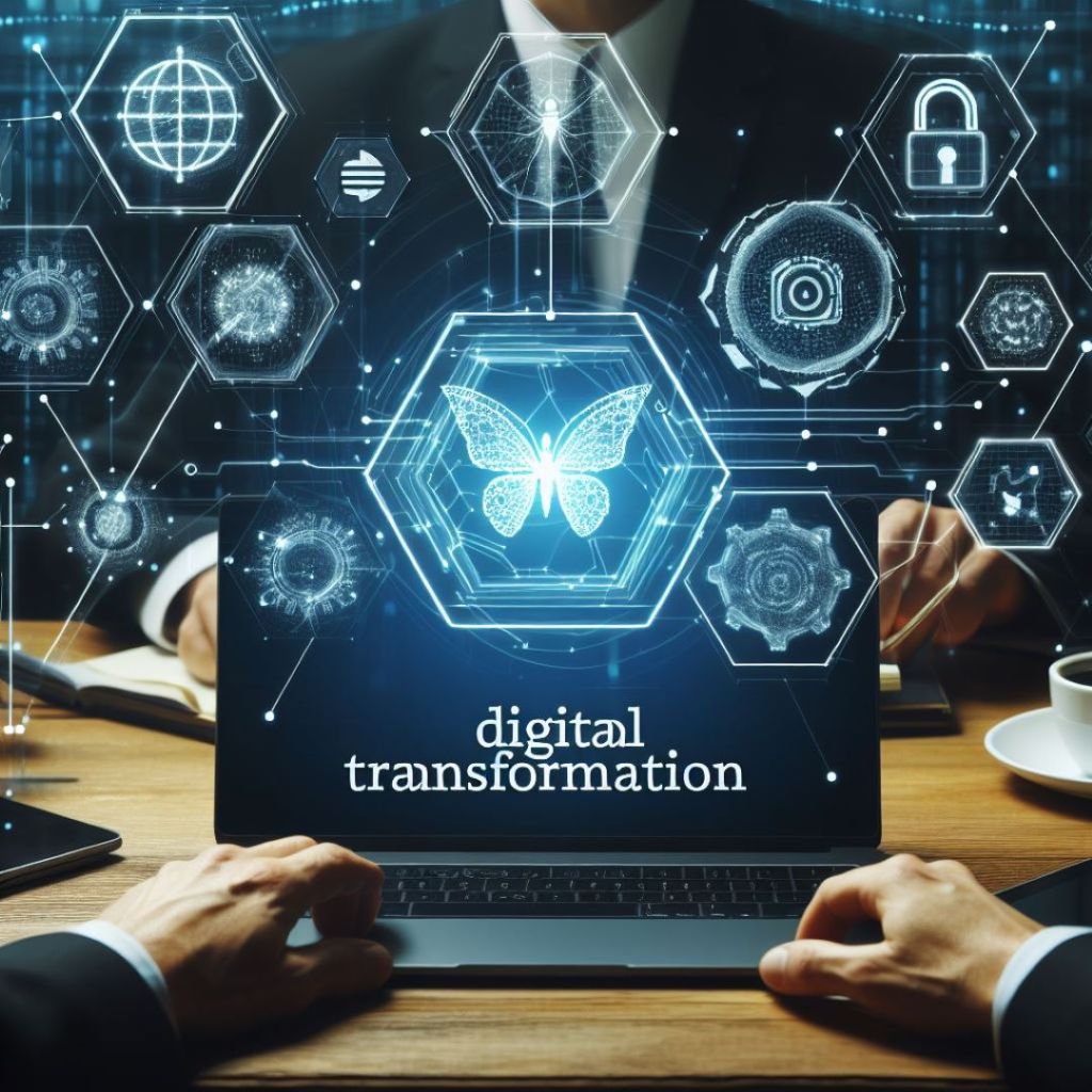 Digital transformation icon